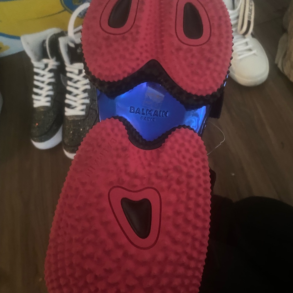 Balmain Kids Sneakers in Pink and Black